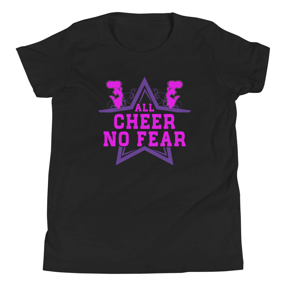 All Cheer No Fear - Dein T-Shirt für mutige Cheerleading-Fans