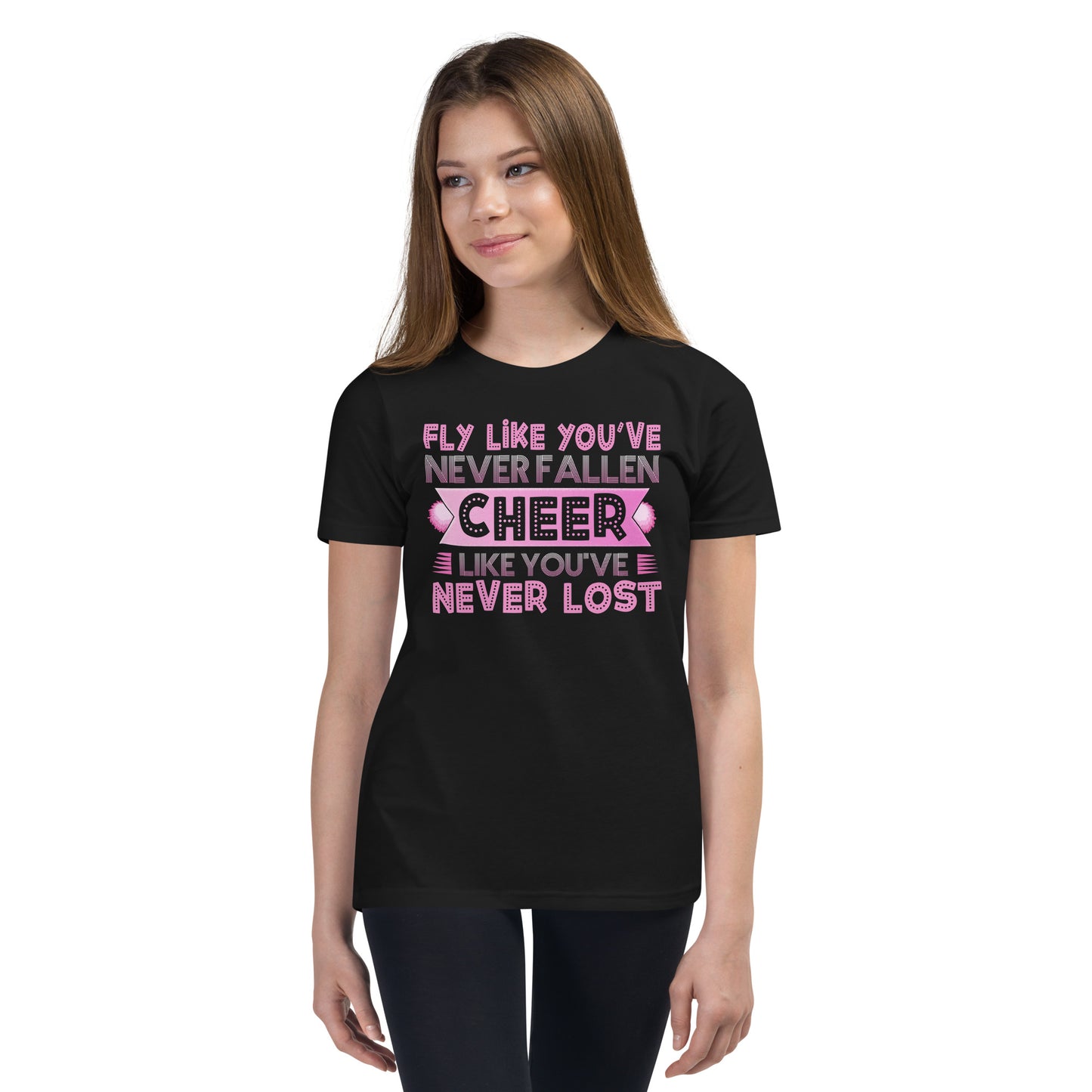 Fly like you've never Fallen Cheer - Dein motivierendes T-Shirt