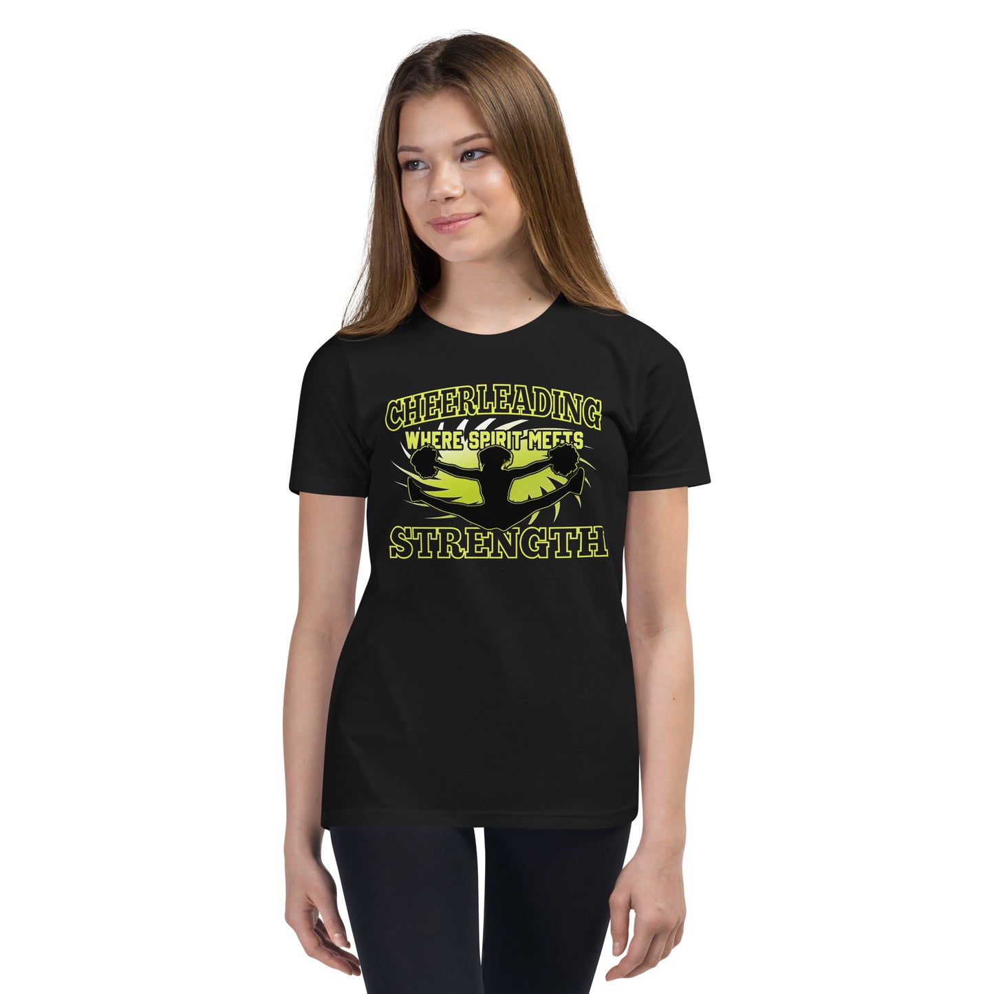 Cheerleading where Spirit meets Strength! - Dein Fun Design T-Shirt