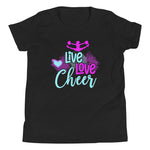 Live! Love! Cheer! Cheerleader - Dein leidenschaftliches T-Shirt