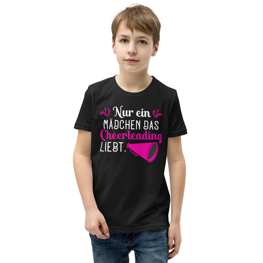 Nur ein Mädchen, das Cheerleading LIEBT! - Dein leidenschaftliches T-Shirt