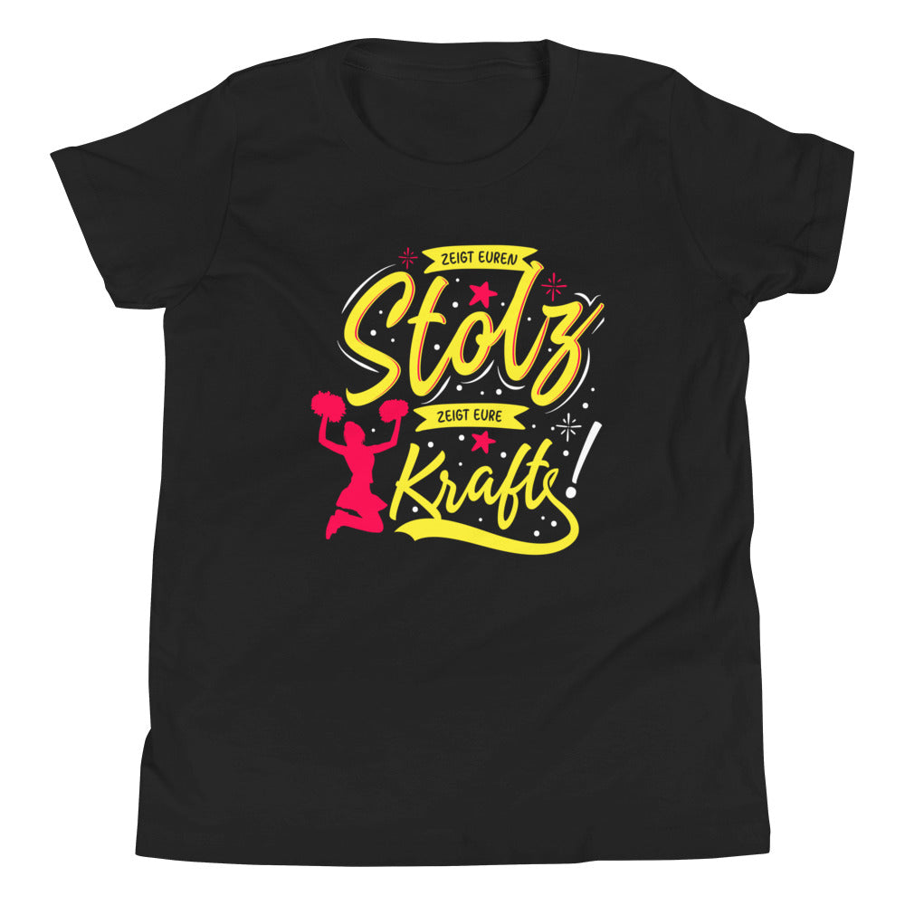 Zeigt euren STOLZ, zeigt eure KRAFT! - Euer Fan-T-Shirt für leidenschaftliches Cheerleading