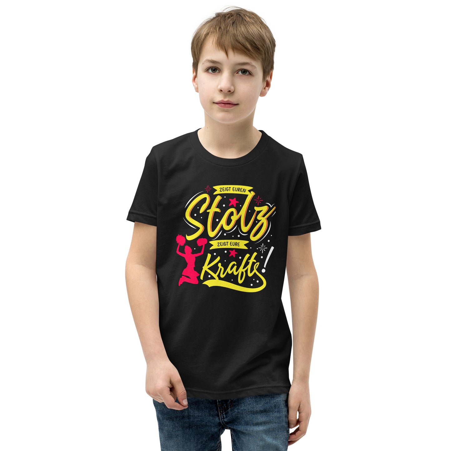 Zeigt euren STOLZ, zeigt eure KRAFT! - Euer Fan-T-Shirt für leidenschaftliches Cheerleading