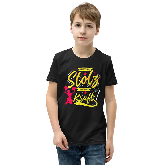 Zeigt euren STOLZ, zeigt eure KRAFT! - Euer Fan-T-Shirt für leidenschaftliches Cheerleading