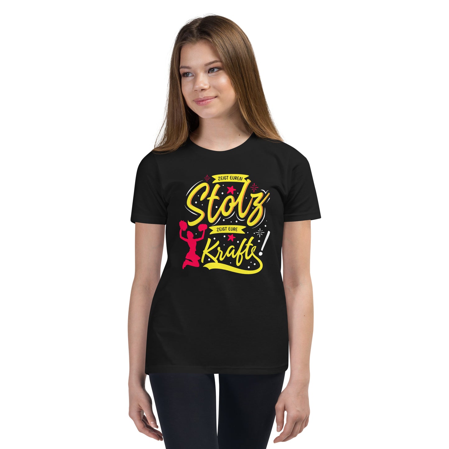 Zeigt euren STOLZ, zeigt eure KRAFT! - Euer Fan-T-Shirt für leidenschaftliches Cheerleading