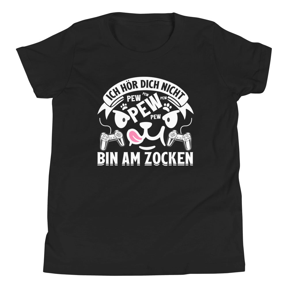 Witziges Gaming T-Shirt für Kinder - Ich hör dich nicht! Bin am Zocken!