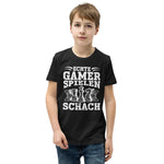 Gamer-Stil mit Köpfchen: Echte Gamer spielen Schach! T-Shirt