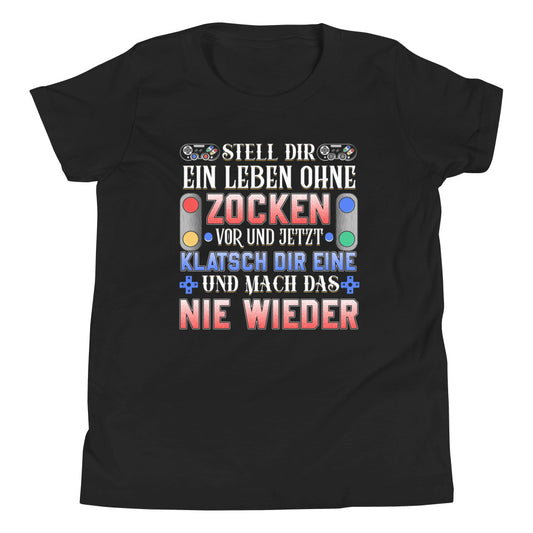 Gamer-Liebe im Fokus: Ein Leben ohne Zocken, mach das nie wieder! T-Shirt