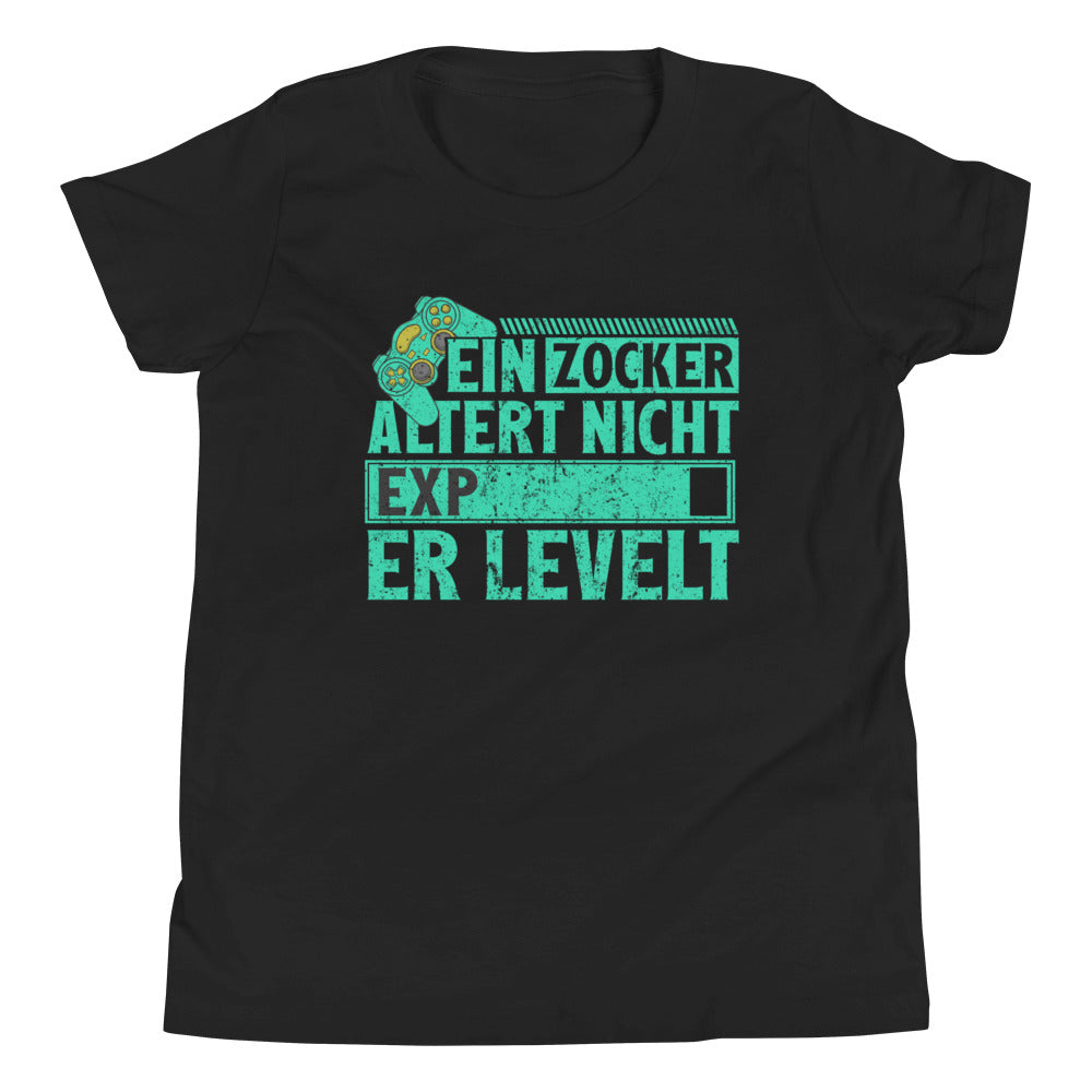 Zocker-Motivation: Ein Zocker altert nicht, er levelt! T-Shirt
