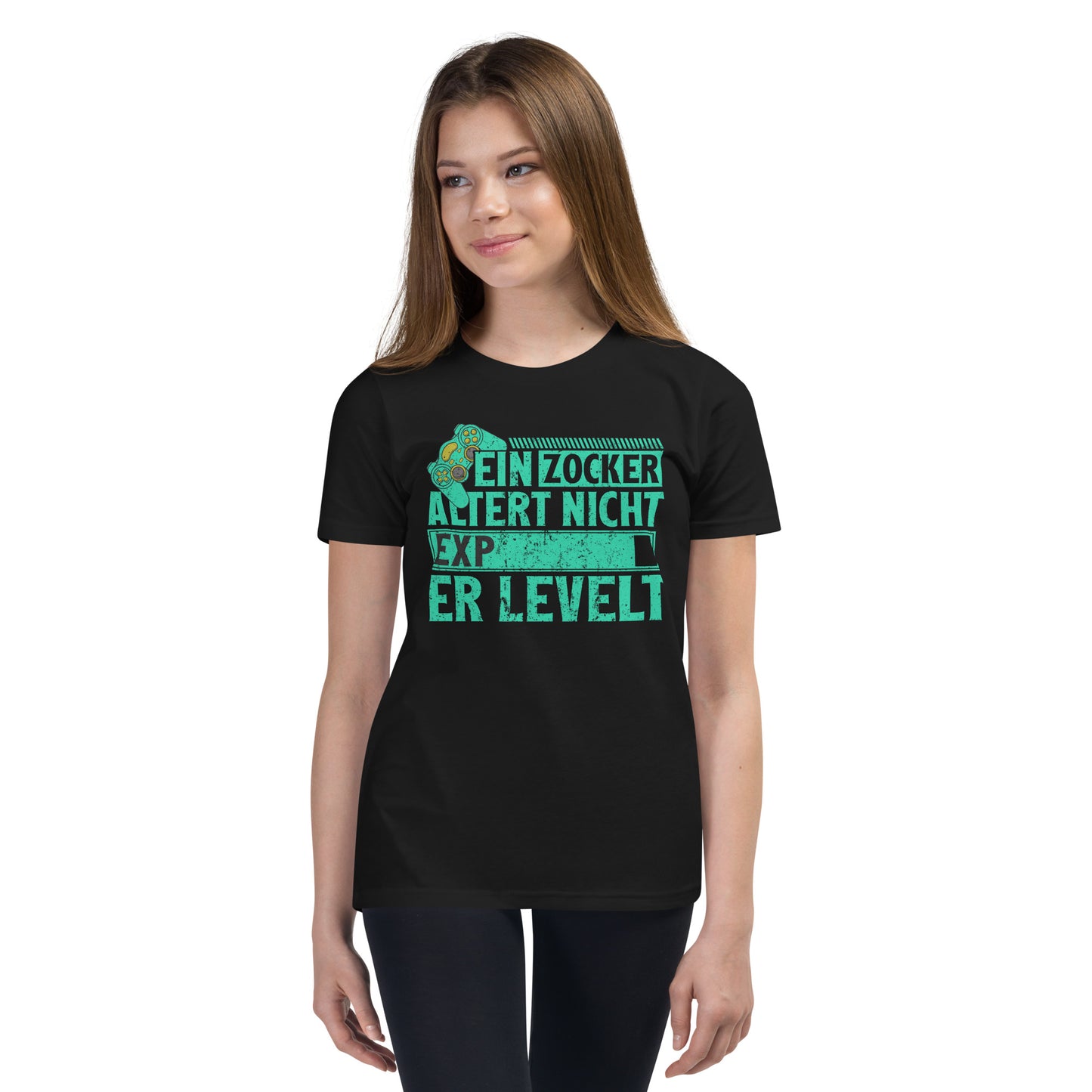 Zocker-Motivation: Ein Zocker altert nicht, er levelt! T-Shirt