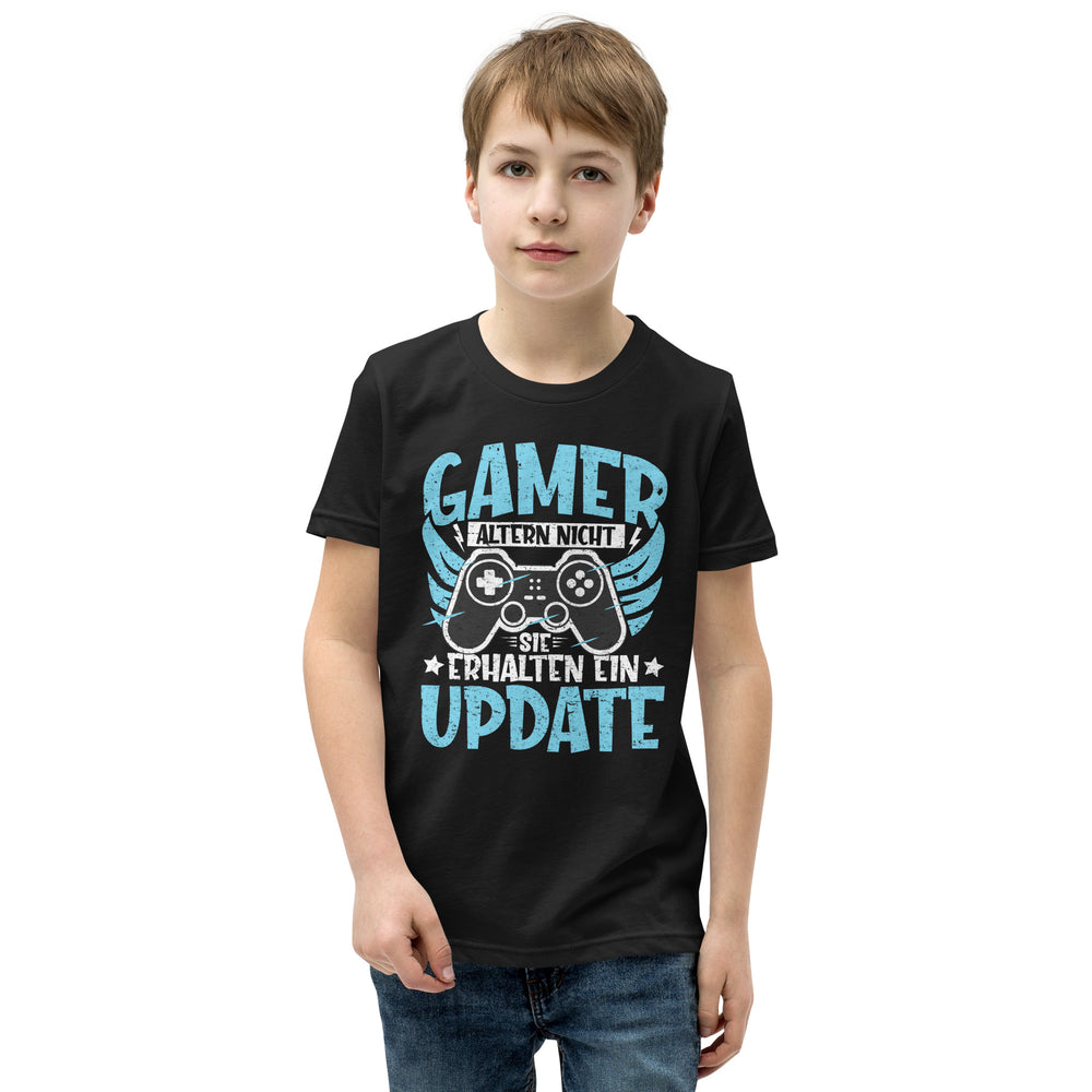 Gamer-Lebensweisheit: Altern nicht, Update erhalten! T-Shirt