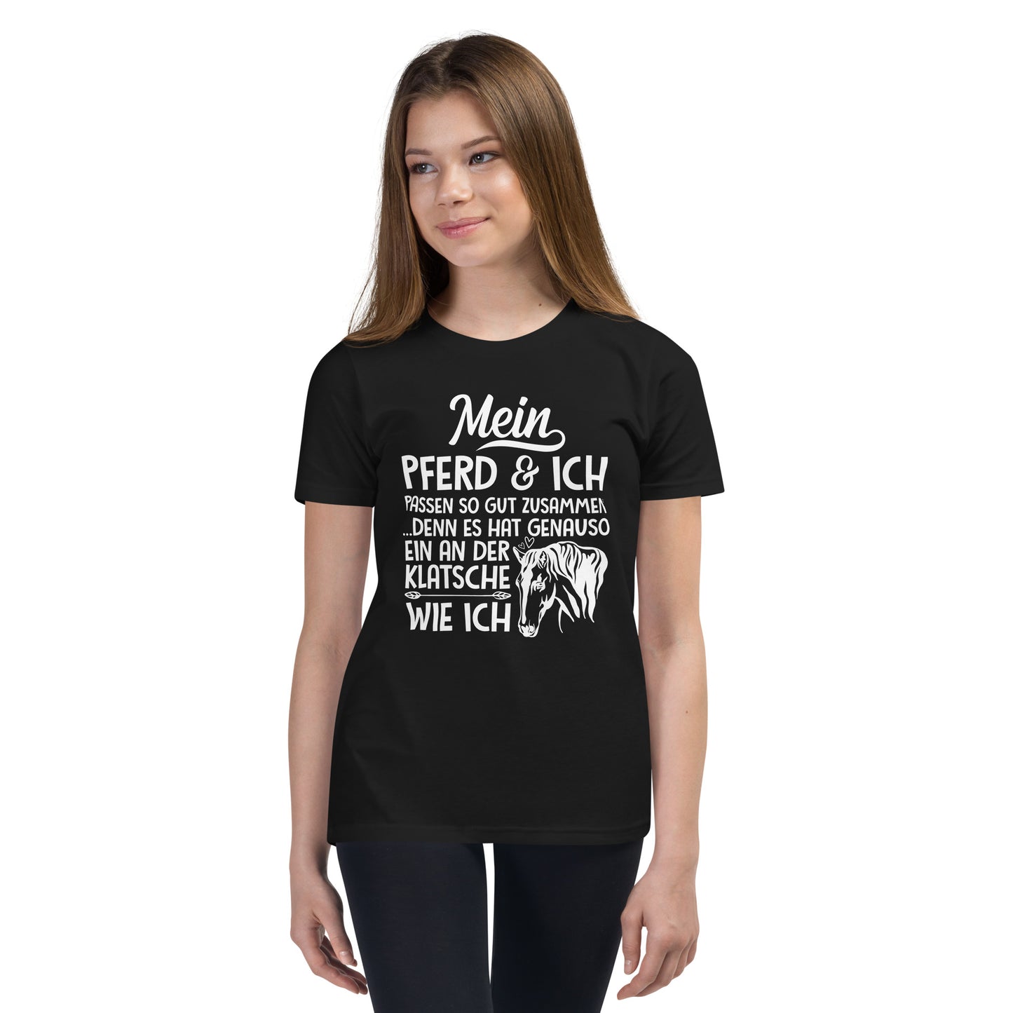 Pferdezauber pur: Mein Pferd und ich, beide mit einer Klatsche! T-Shirt