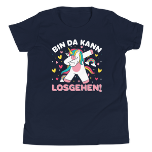 Lustiges T-Shirt "Bin da! Kann losgehen!" | Bereit für neue Abenteuer
