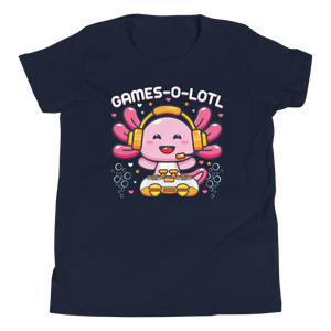 Cooles Kinder T-Shirt "Games O Lotl" | Gaming Spruch