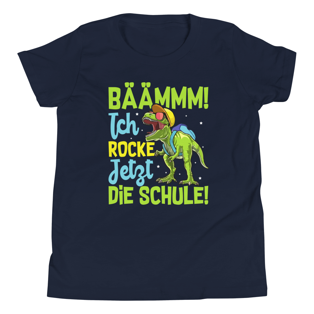 Lustiges T-Shirt "BÄÄMMM ich rocke jetzt die Schule! Einschulung" | Schulkind Geschenk