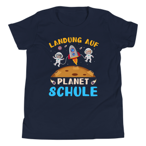 Lustiges T-Shirt "Landung auf Planet Schule! Einschulung" | Einschulungsgeschenk