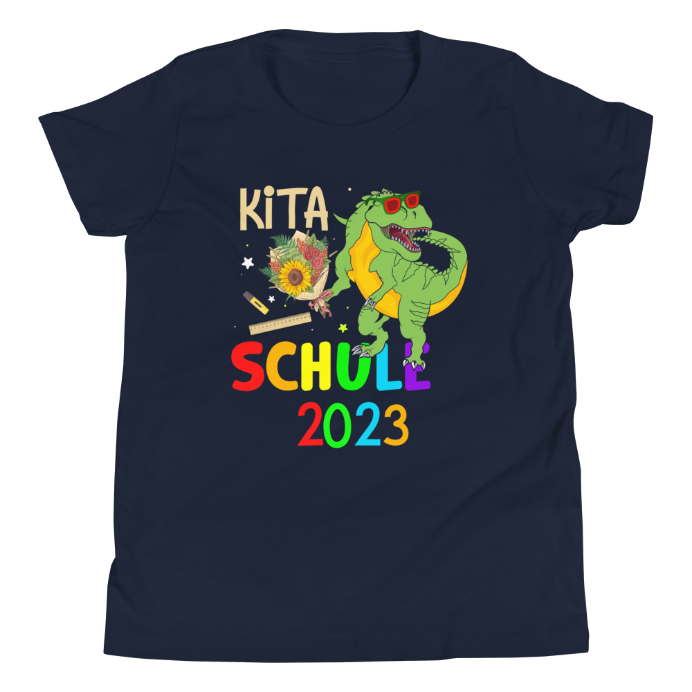 Lustiges T-Shirt "Tschüss Kita! Schule 2023! Einschulung" | Coole Geschenkidee
