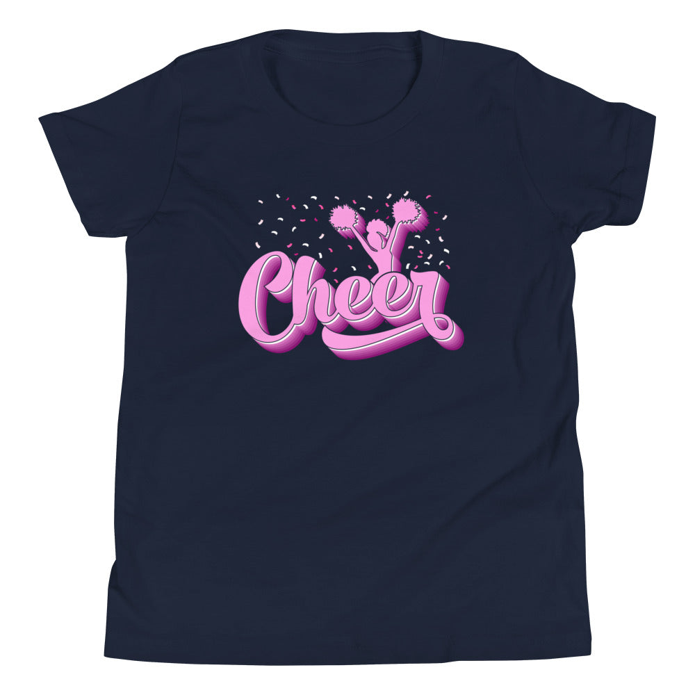 Cheer Pink Style - Stylisches T-Shirt für Cheerleading-Enthusiasten
