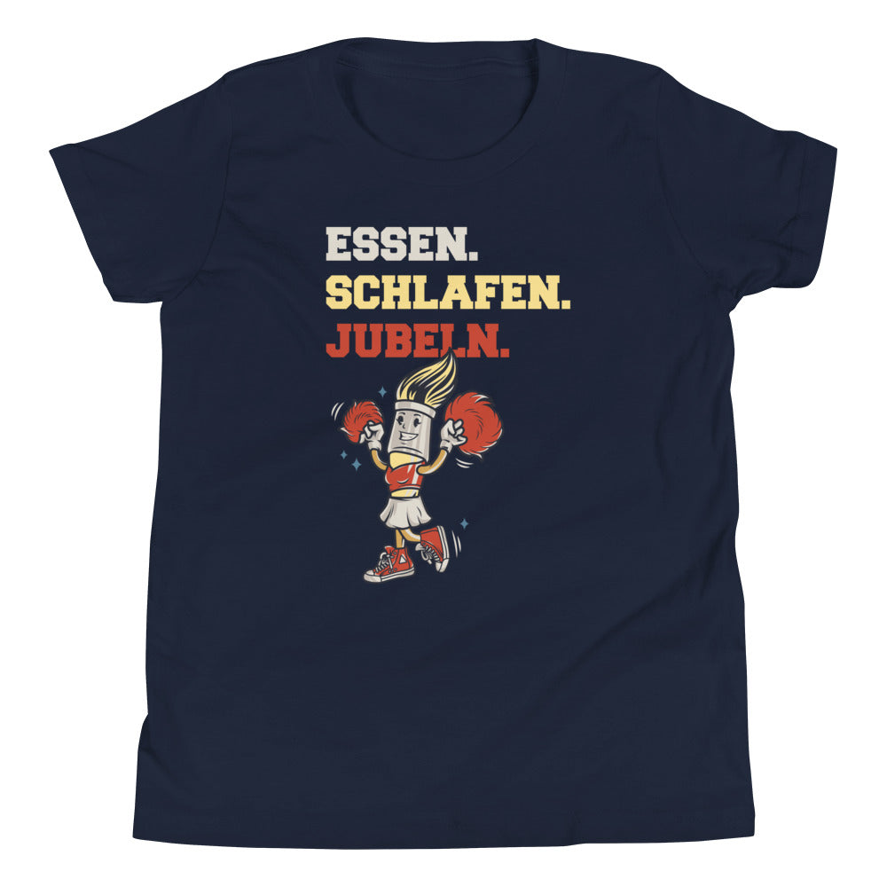 Essen. Schlafen. Jubeln Cheerleading - Dein Lifestyle T-Shirt