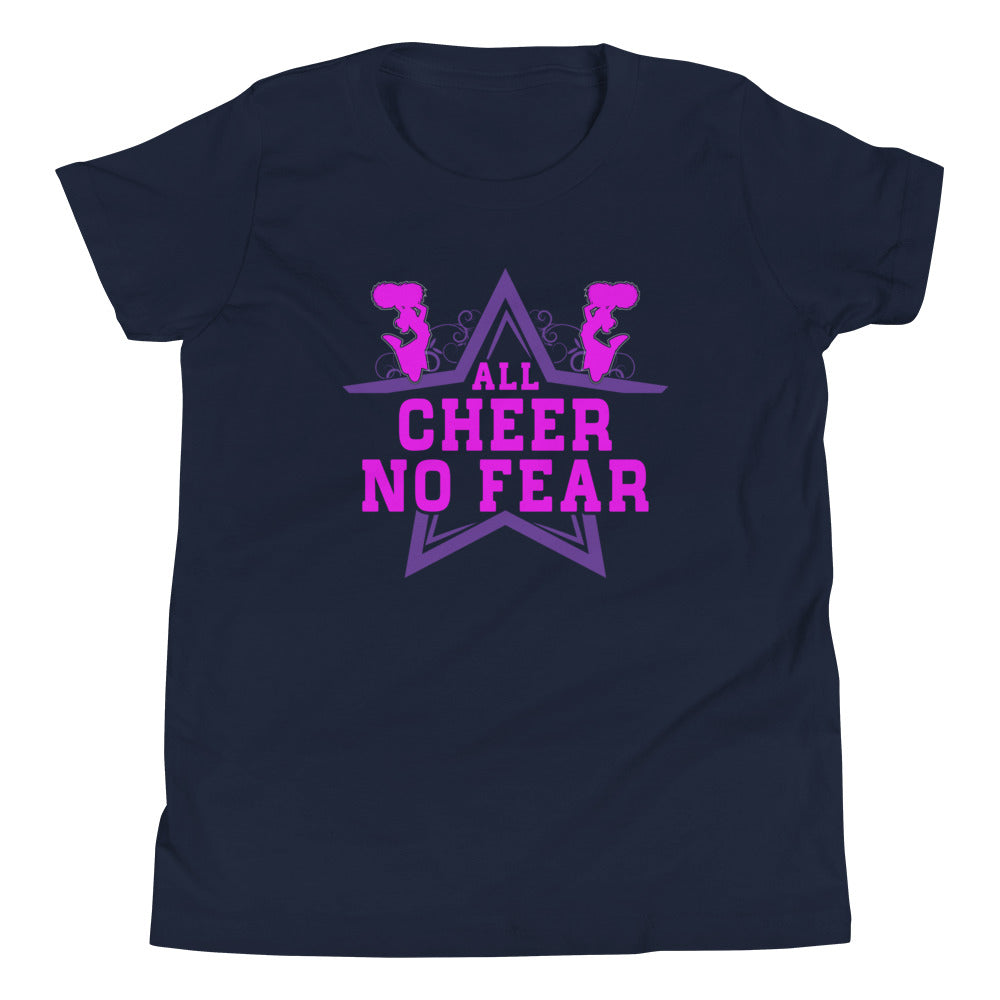 All Cheer No Fear - Dein T-Shirt für mutige Cheerleading-Fans