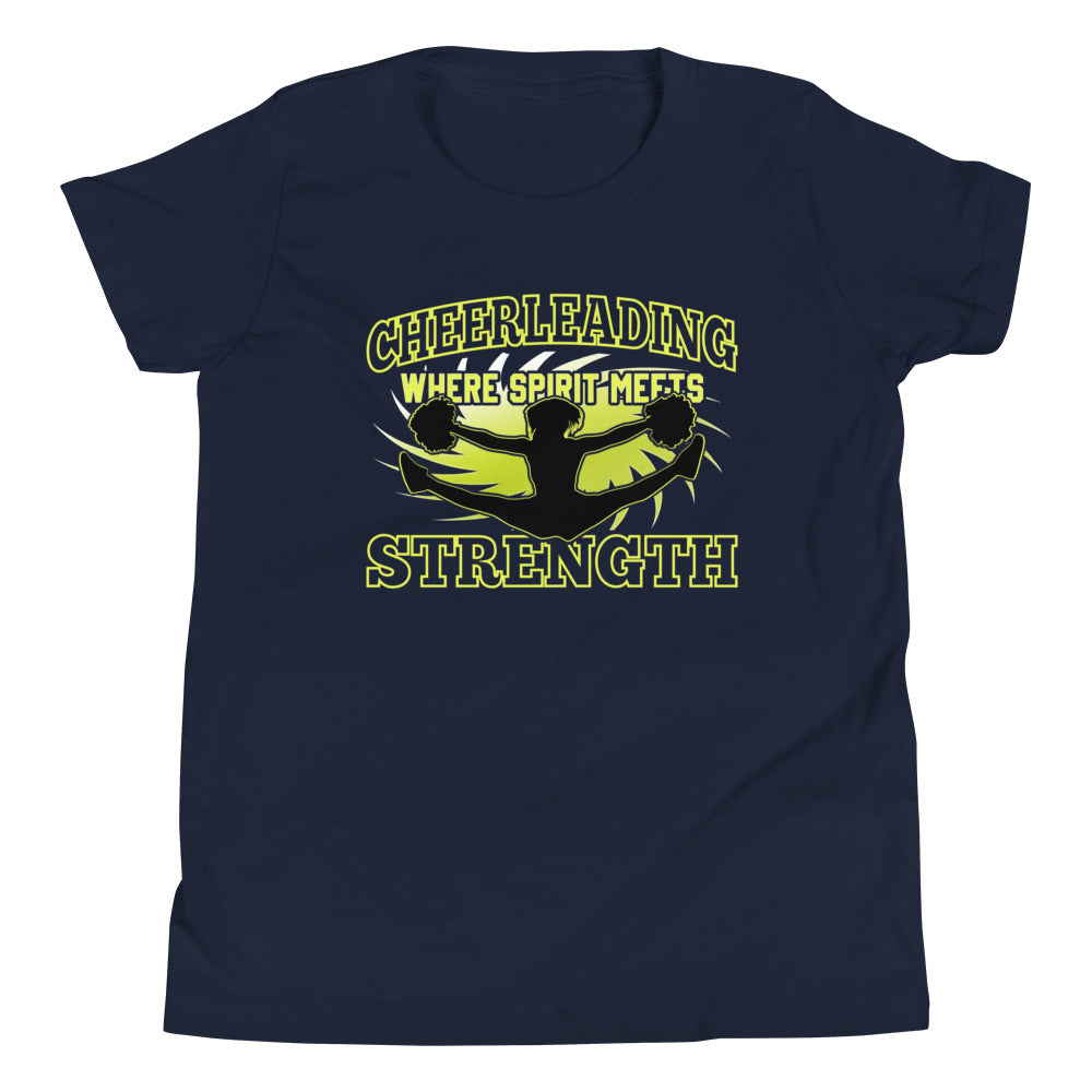 Cheerleading where Spirit meets Strength! - Dein Fun Design T-Shirt