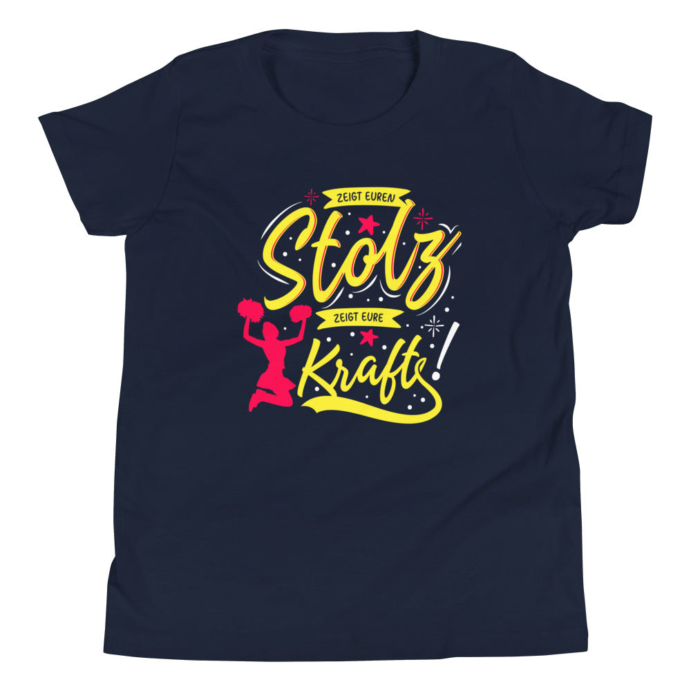 Zeigt euren STOLZ, zeigt eure KRAFT! - Euer Fan-T-Shirt für leidenschaftliches Cheerleading