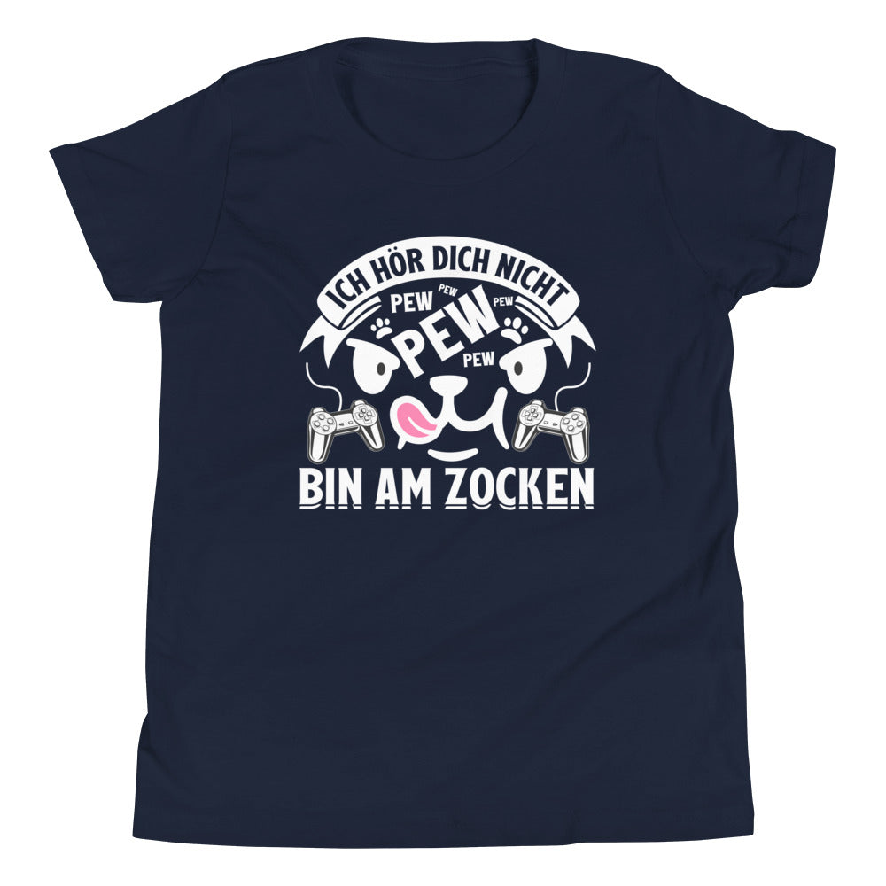 Witziges Gaming T-Shirt für Kinder - Ich hör dich nicht! Bin am Zocken!