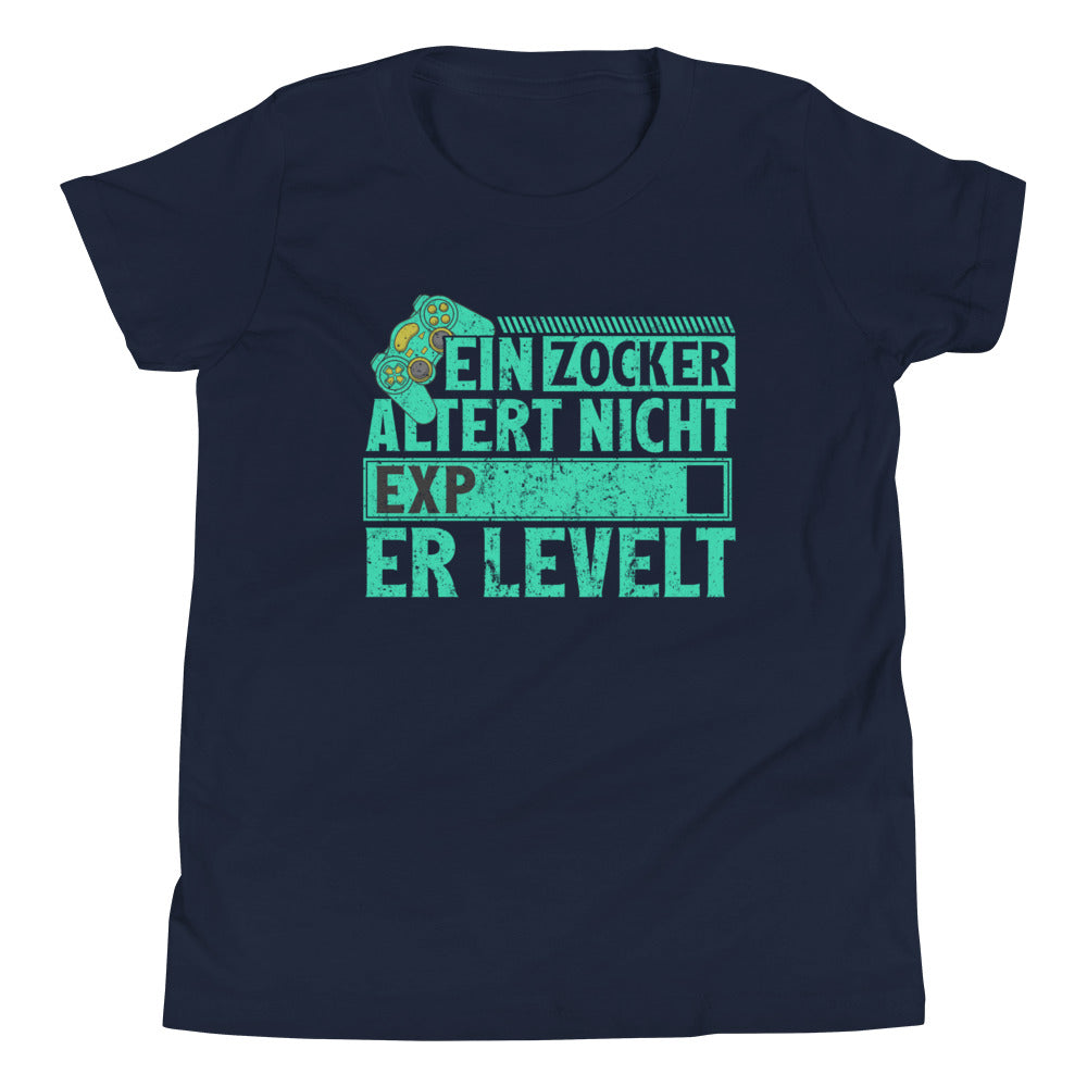 Zocker-Motivation: Ein Zocker altert nicht, er levelt! T-Shirt