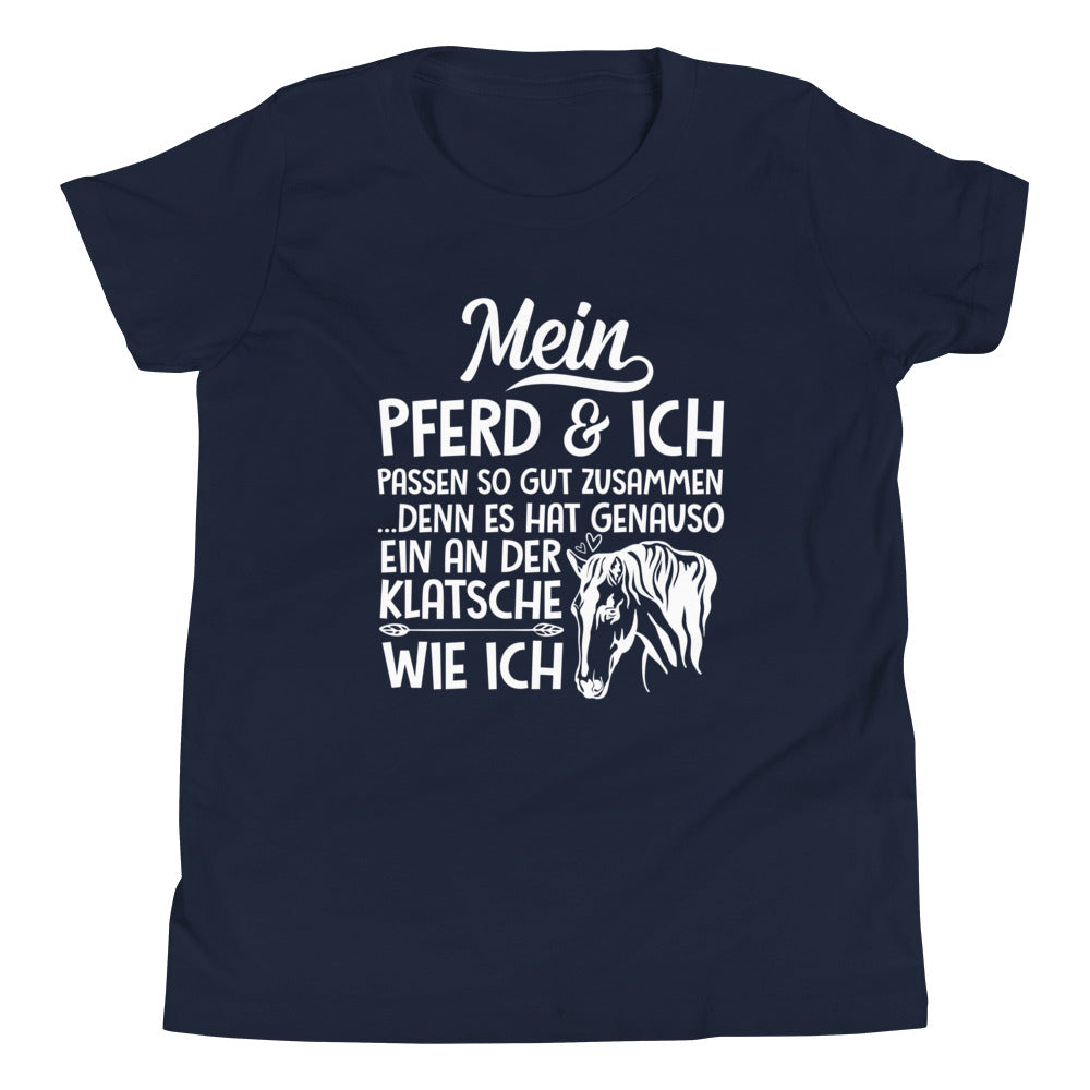 Pferdezauber pur: Mein Pferd und ich, beide mit einer Klatsche! T-Shirt