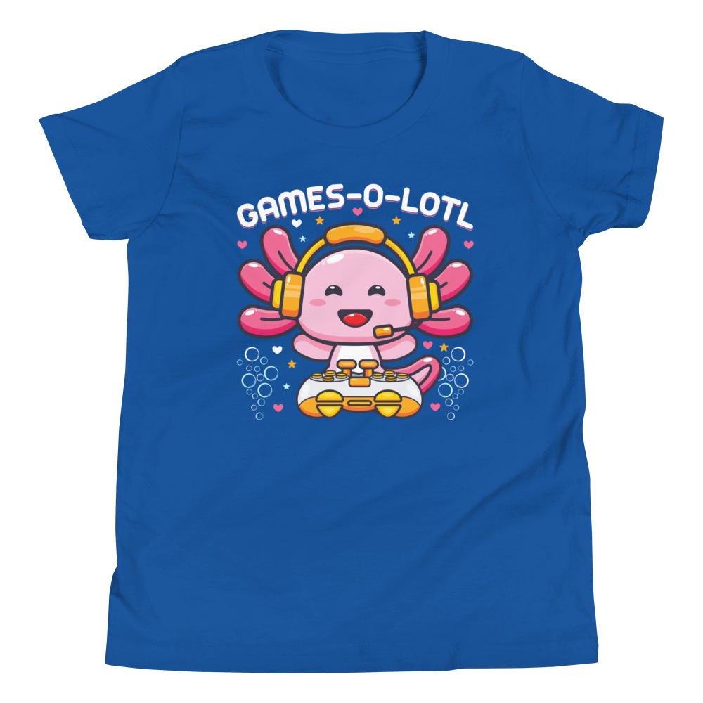 Cooles Kinder T-Shirt "Games O Lotl" | Gaming Spruch