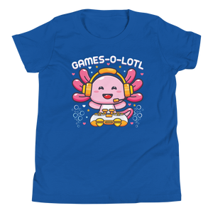 Cooles Kinder T-Shirt "Games O Lotl" | Gaming Spruch