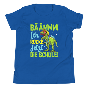 Lustiges T-Shirt "BÄÄMMM ich rocke jetzt die Schule! Einschulung" | Schulkind Geschenk