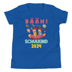 Lustiges T-Shirt "BÄÄM Schulkind 2024 Einschulung" | Coole Geschenkidee