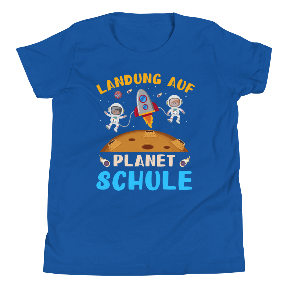 Lustiges T-Shirt "Landung auf Planet Schule! Einschulung" | Einschulungsgeschenk