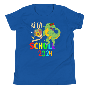 Lustiges T-Shirt "Tschüss Kita! Schule 2024! Einschulung" | Coole Geschenkidee