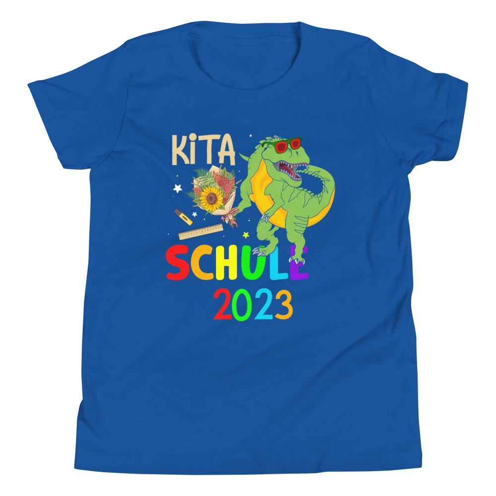 Lustiges T-Shirt "Tschüss Kita! Schule 2023! Einschulung" | Coole Geschenkidee