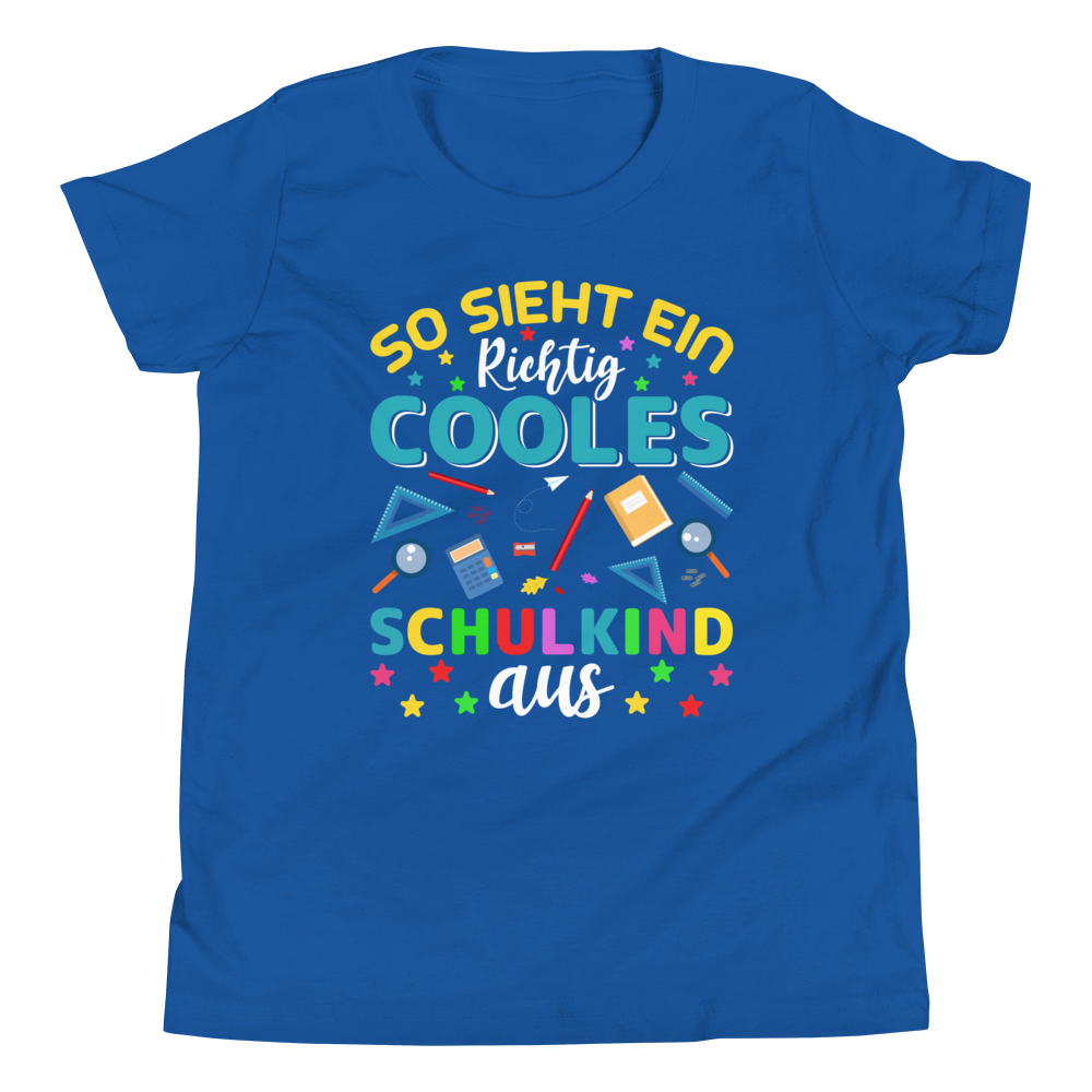 Lustiges T-Shirt "So sieht ein cooles Schulkind aus! Einschulung" | Einschulungsgeschenk