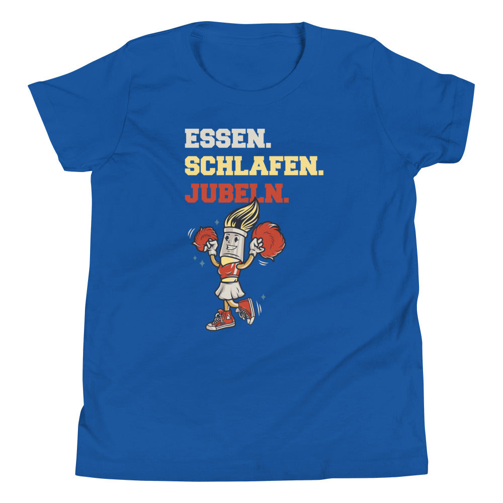Essen. Schlafen. Jubeln Cheerleading - Dein Lifestyle T-Shirt