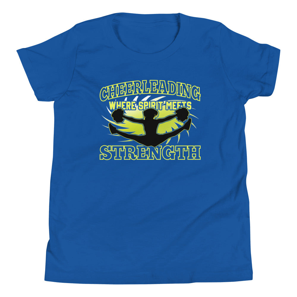 Cheerleading where Spirit meets Strength! - Dein Fun Design T-Shirt