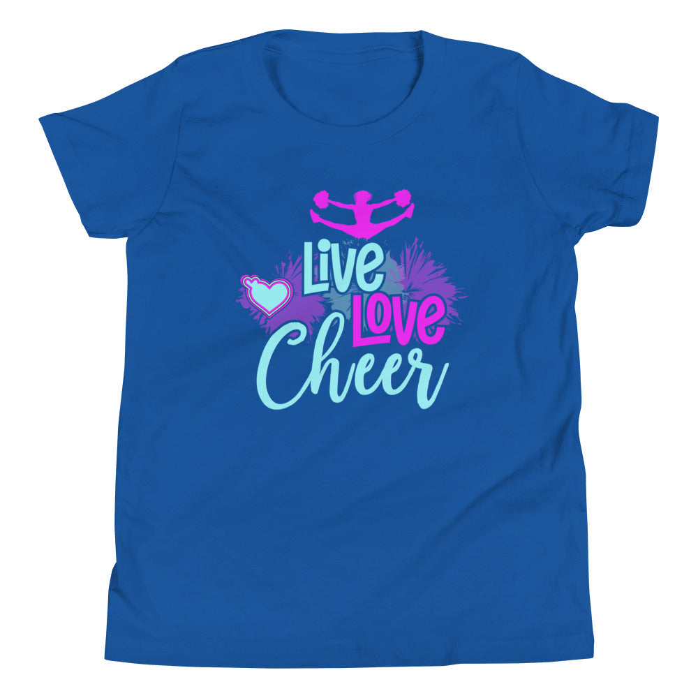 Live! Love! Cheer! Cheerleader - Dein leidenschaftliches T-Shirt