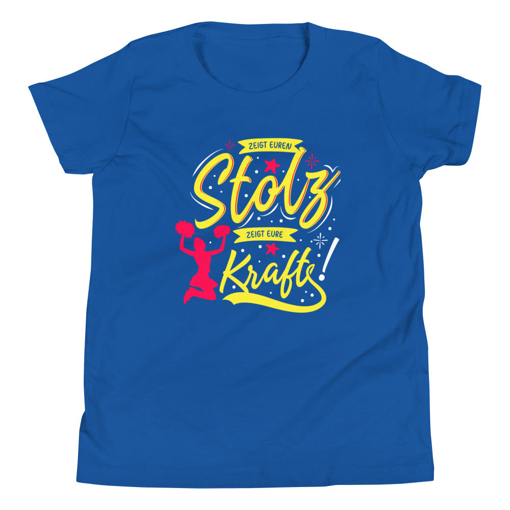 Zeigt euren STOLZ, zeigt eure KRAFT! - Euer Fan-T-Shirt für leidenschaftliches Cheerleading
