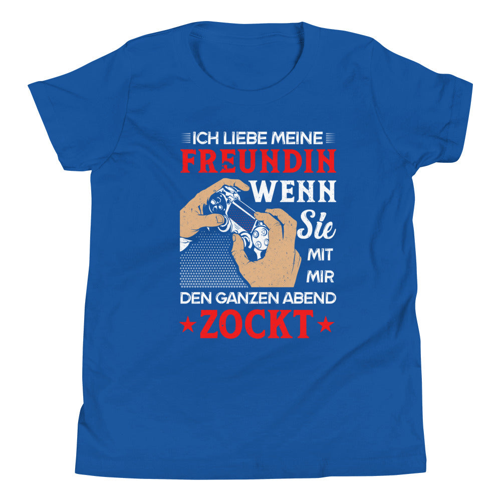 Gamer-Liebe pur: T-Shirt - Ich liebe es, wenn meine Freundin mit mir zockt!