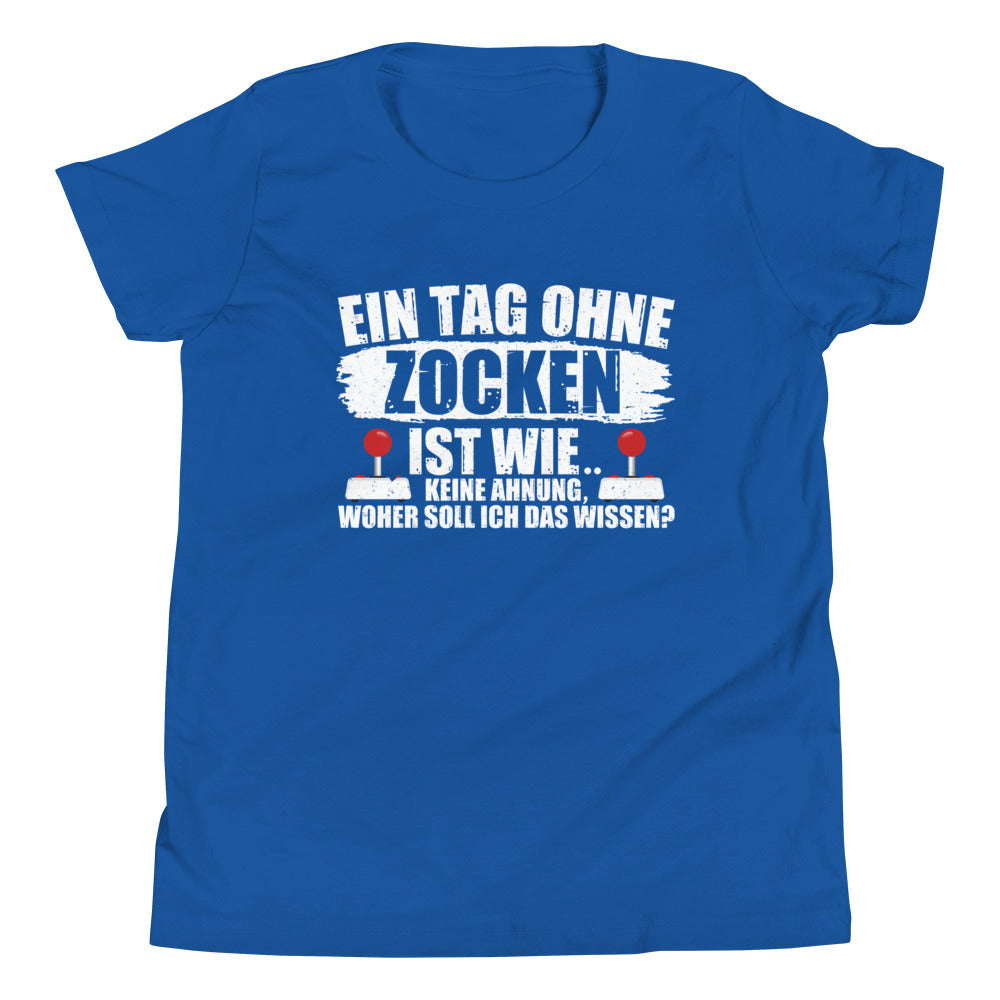 Gamer-Lebensphilosophie: Ein Tag ohne zocken ist wie, KEINE AHNUNG! T-Shirt