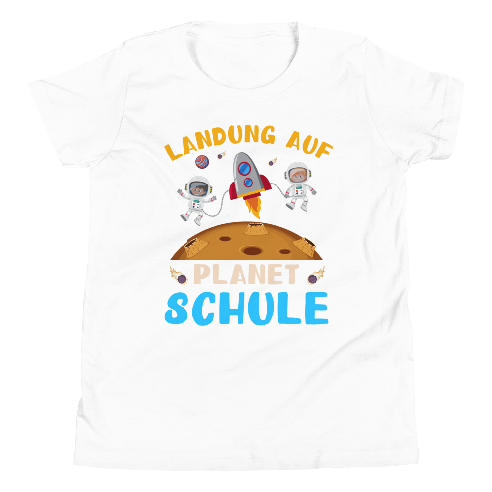 Lustiges T-Shirt "Landung auf Planet Schule! Einschulung" | Einschulungsgeschenk