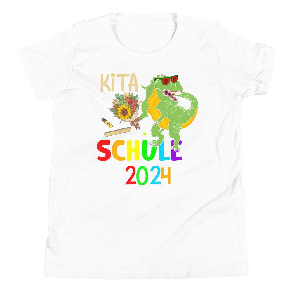 Lustiges T-Shirt "Tschüss Kita! Schule 2024! Einschulung" | Coole Geschenkidee