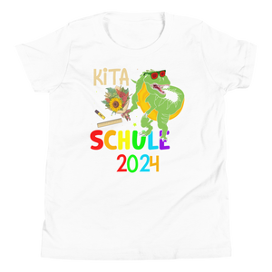 Lustiges T-Shirt "Tschüss Kita! Schule 2024! Einschulung" | Coole Geschenkidee