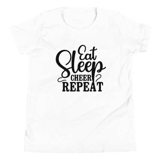 Eat Sleep Cheer Repeat - Dein Motivations-T-Shirt fürs Cheerleading