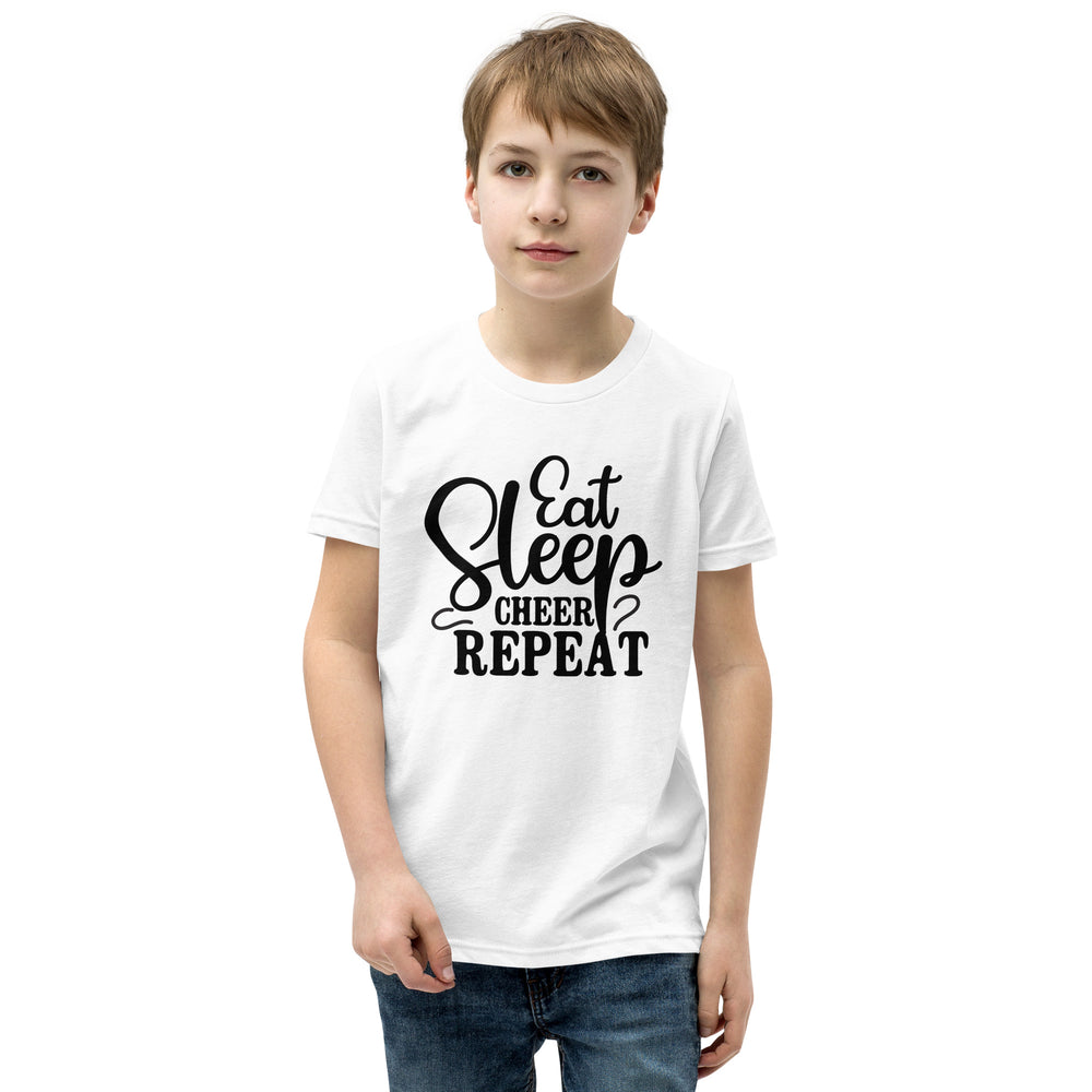Eat Sleep Cheer Repeat - Dein Motivations-T-Shirt fürs Cheerleading