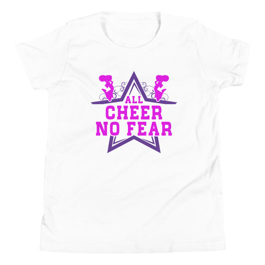 All Cheer No Fear - Dein T-Shirt für mutige Cheerleading-Fans