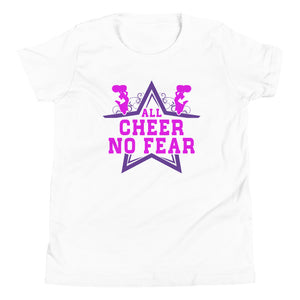 All Cheer No Fear - Dein T-Shirt für mutige Cheerleading-Fans